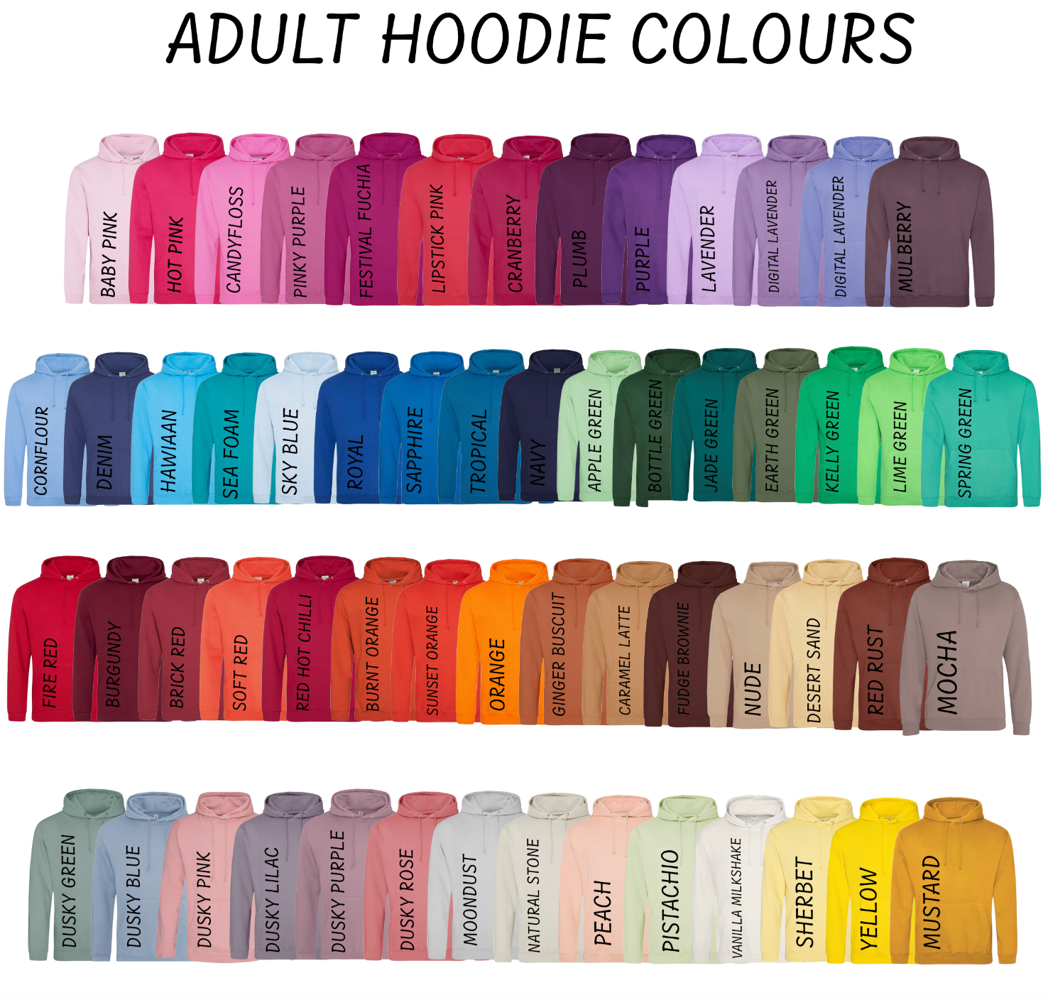 Adults Personalised Stock Image Hoodie