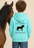 Childs personalised stock image hoodie